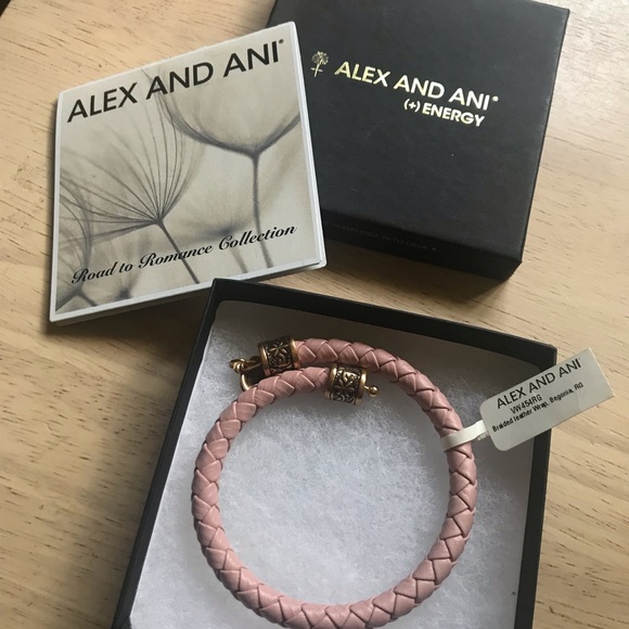Alex and Ani Jewelry - NWT Alex and Ani Road to Romance Leather Bracelet